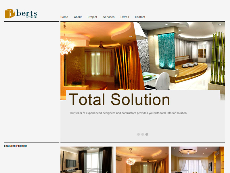 Berts Interior Website