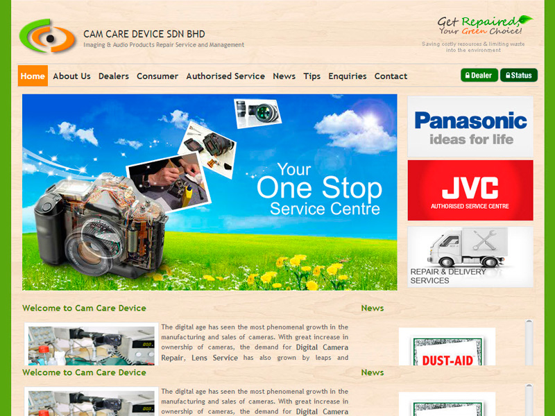 Cam Care Device Sdn Bhd Website