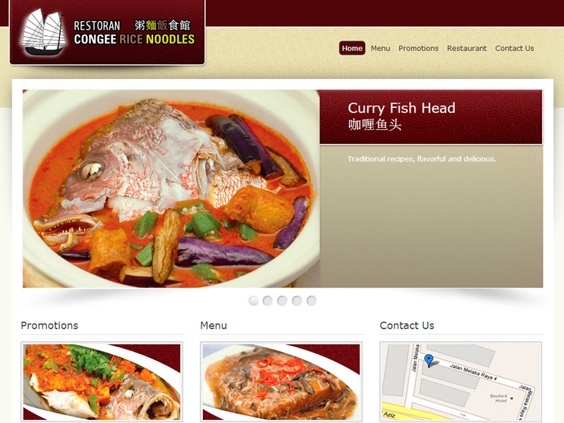 Congee Rice Noodles Website